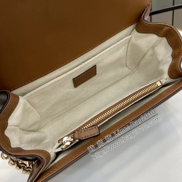 Gucci專櫃古馳最新款2025春夏Go系列鏈條肩背包 jh2980型號：826761